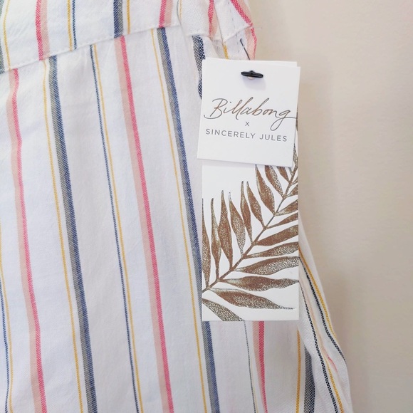 Billabong x Sincerely Jules Can’t We Striped Pants - Picture 4 of 5